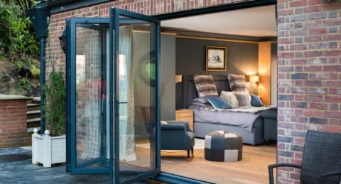 Aluminium bifold doors Fleet